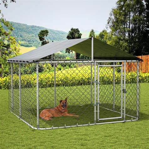 heavy duty metal dog house|large dog kennels for outside.